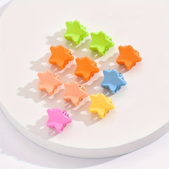 10pcs Random Small Hair Clip Star Bowknot Headwear Girls Hair Accessories