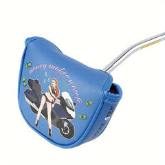 PU Printed Golf Club Head Cover with Soft Lining