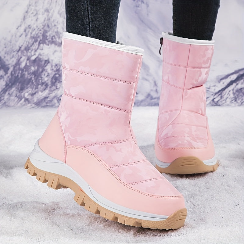 Women's Non-Slip Snow Boots Warm Camping Hiking Boots