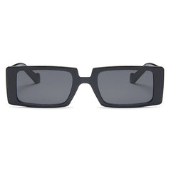Vintage Rectangle Sunglasses Women Chunky Glasses 90s Lens