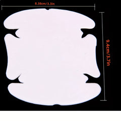 4pcs Car Door Handle Protector Films Protect Car from Scratches