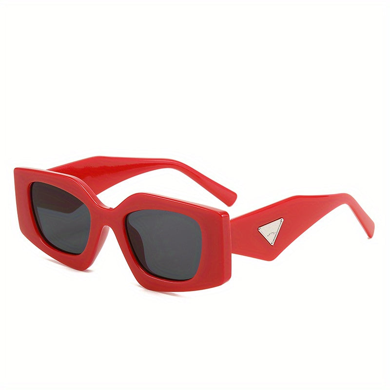 Men's Irregular Frame UV Protection Sunglasses Vintage Eyewear