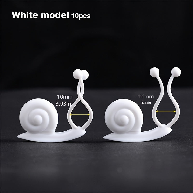 Snail Garden Plant Clips Greenhouse Support Plastic Ring