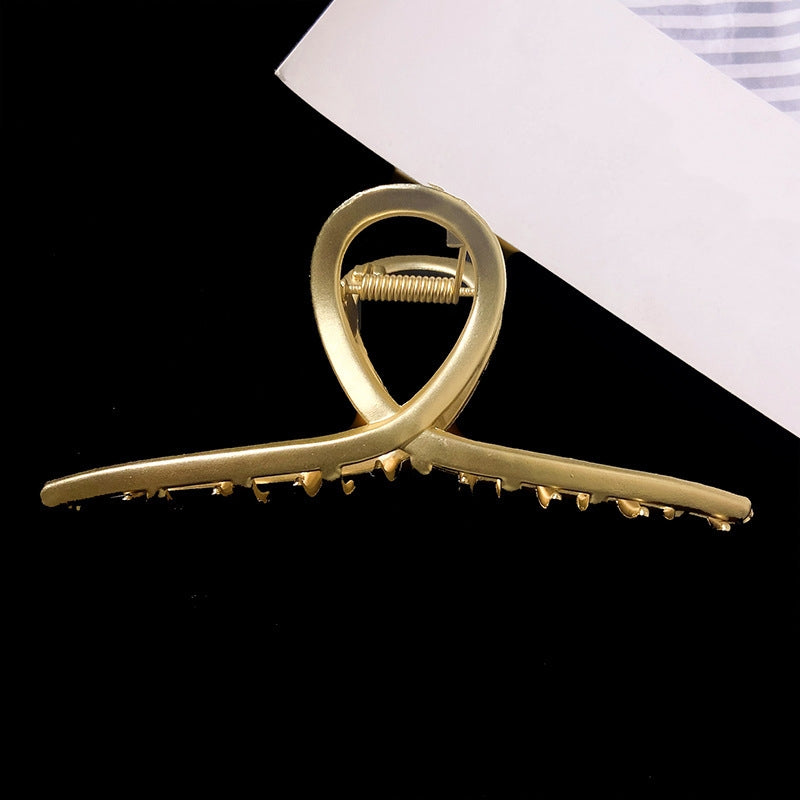 Metal Twist Hair Claw Ponytail Holder Shark Claw Hair Accessories For Women