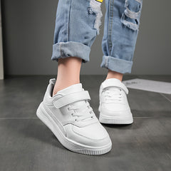 Kids Solid Low Top Sneakers Lightweight Anti Slip Outdoor Shoes