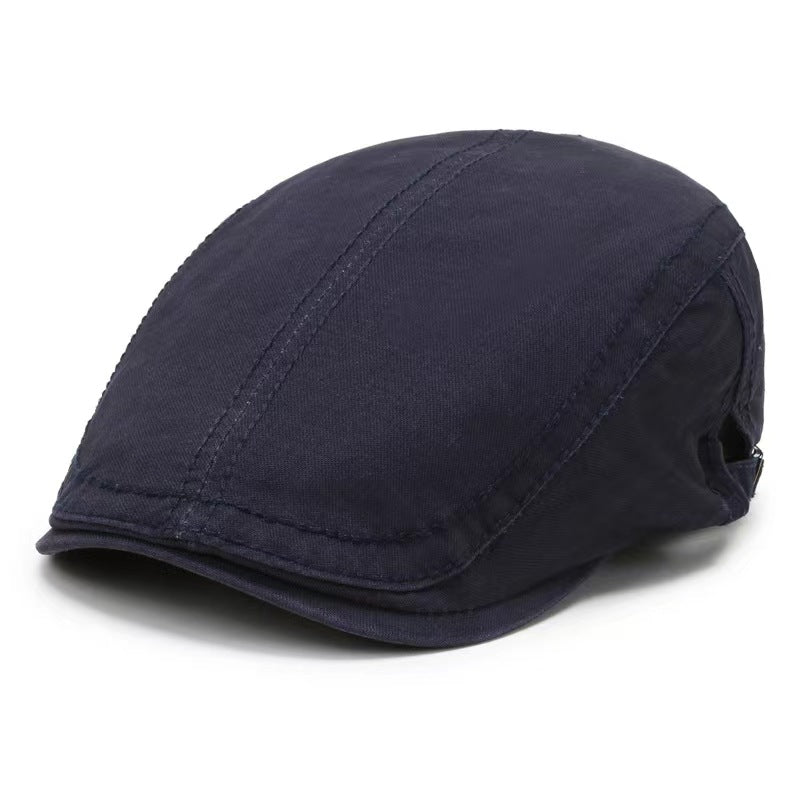 Casual Classic Retro Couple Hat Streetwear Solid Unisex