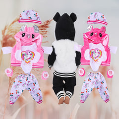 Unicorn Doll Clothes Set for 17-18 Inch Girl Dolls - 5pcs