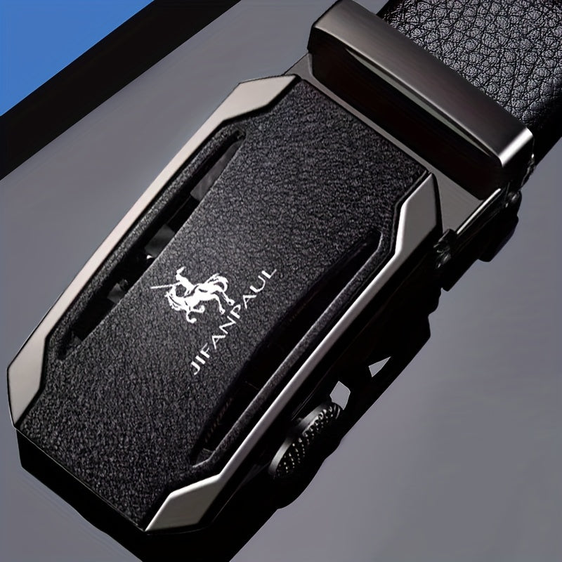 Men's Automatic Buckle PU Leather Belt