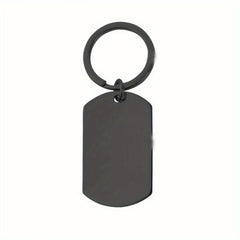 Custom Stainless Steel Name Keychain For Men