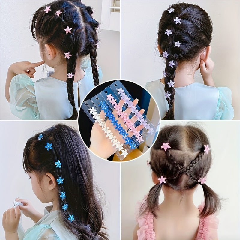 10 PCS Flower Hairpins Girls Hair Clips Accessories