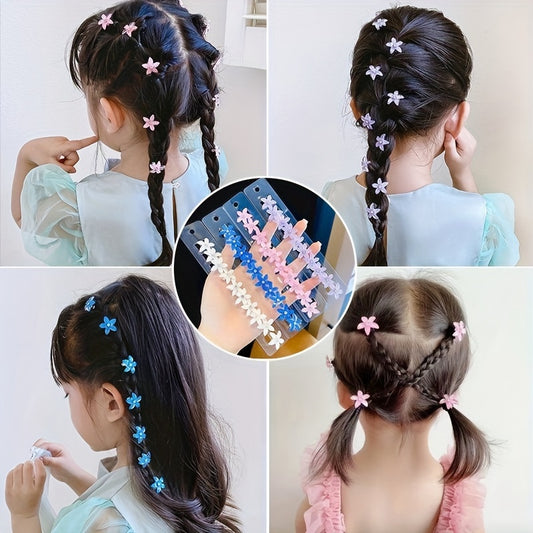 10 PCS Flower Hairpins Girls Hair Clips Accessories