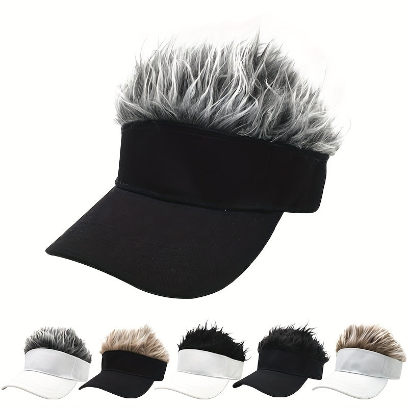Light Board Wig Baseball Cap Men's Sun Visor