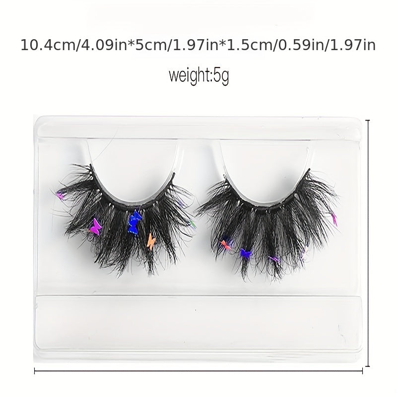 Fluffy Butterfly False Eyelashes Volume Messy and Curly Lashes