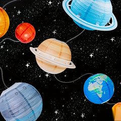 1pc Planetary Paper Lantern 30 48 Cm Outer Space Party Decoration