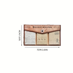 Retro Poetry Memo Book Set - 8 Styles