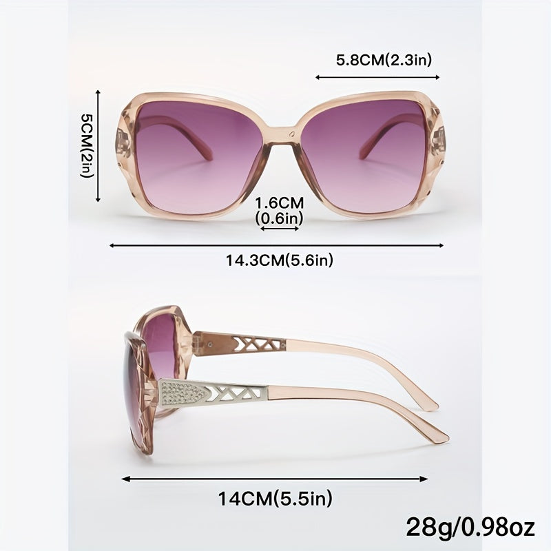 3 Pairs Large Cat Eye Sunglasses For Women Men UV400 Sun Shades