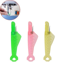 Plastic Fish Needle Threaders Sewing Tool for Embroidery Cross Stitch
