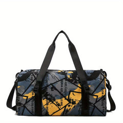 Large Capacity Dry/Wet Bag w/ Shoe Compartment for Travel Fitness