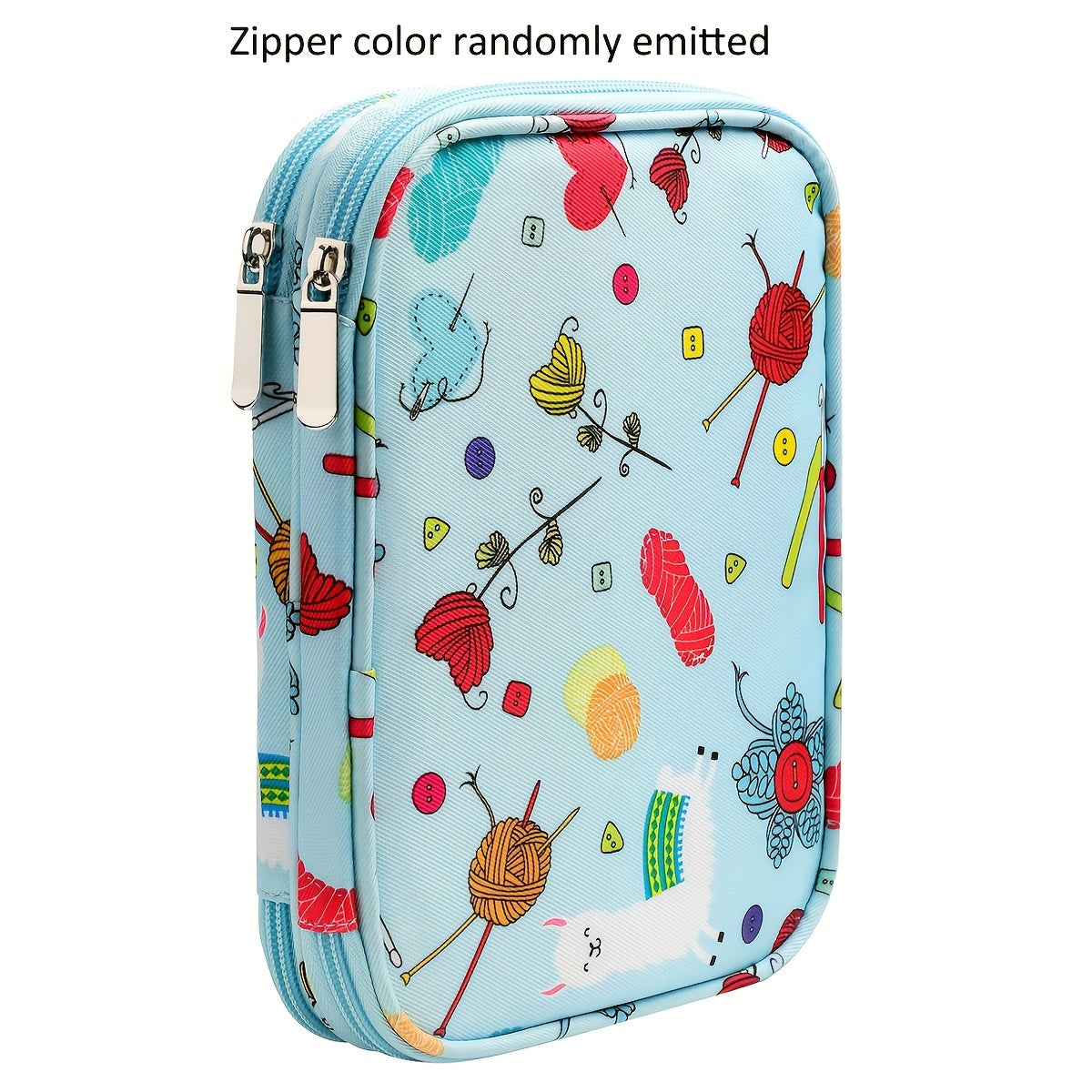 Knitting Bag Crochet Storage Tote DIY Tool Organizer Sweater Needle Circulation