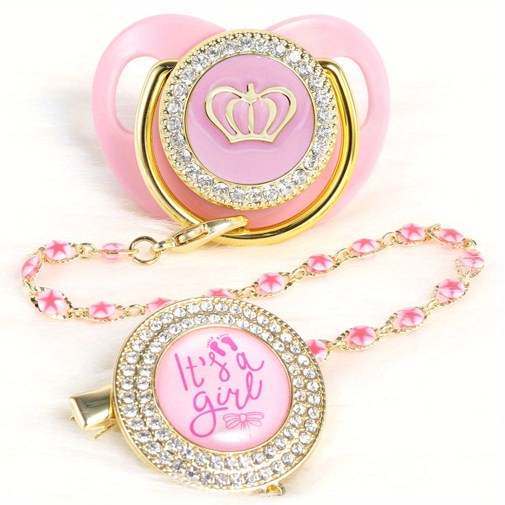 Pink Pacifier With Starfish C...