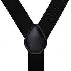 Y Shaped Bow Tie Suspenders with Strong Clips