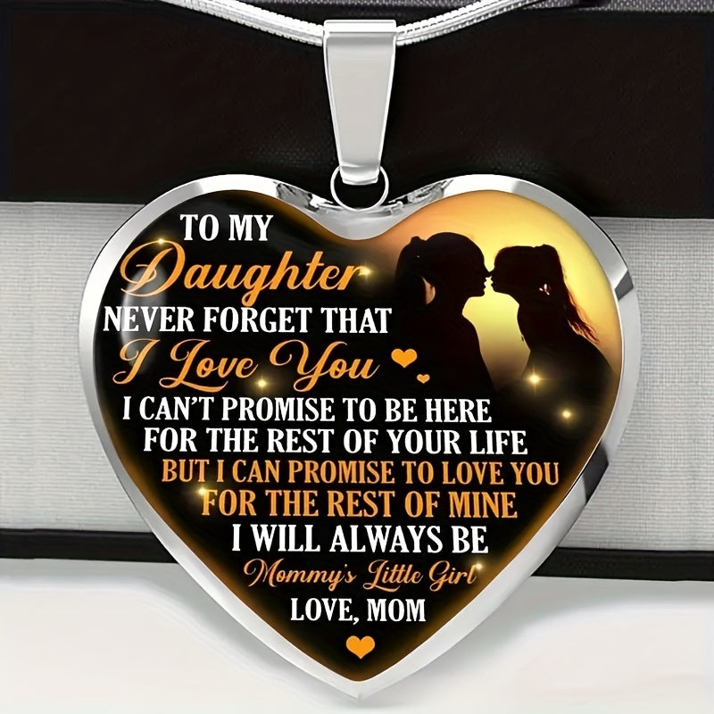 Heart Pendant Necklace Men's Jewelry Couples Gift Women