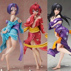 Purple Red Yukata Anime Figure Ideal Gift For Anime Fans