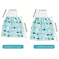 High Waist Baby Diaper Skirt - Waterproof & Washable