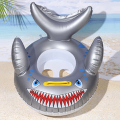 Inflatable Shark Boat Children's Swimming Seat With Handle