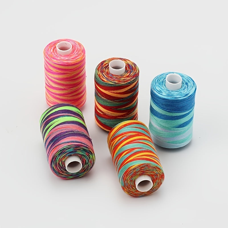 1000 Yards DIY Sewing High Strength Polyester Thread Mixed Colours
