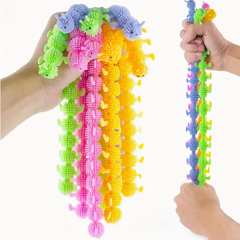 3pcs Unicorn Caterpillar Sensory Toys Party Decoration