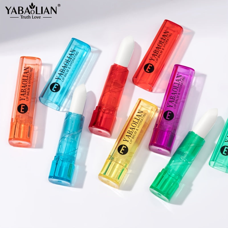 YABAOLIAN 6 Flavors Lip Balm Hydrating & Soothing Long-lasting Effect