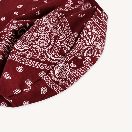 Meromibe Flower Print Beanie for Men and Women - Outdoor Activity Hat