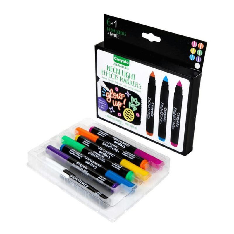 Neon Light Effects Markers 6 Colours Art