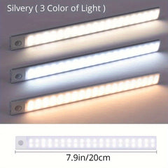 Wireless LED Motion Sensor Cabinet Light USB Rechargeable for Under Counter