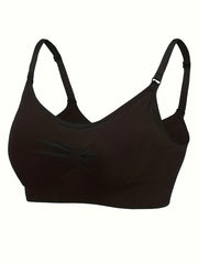 3pcs Front Buckle Wireless Bra Comfy & Push Up Bra
