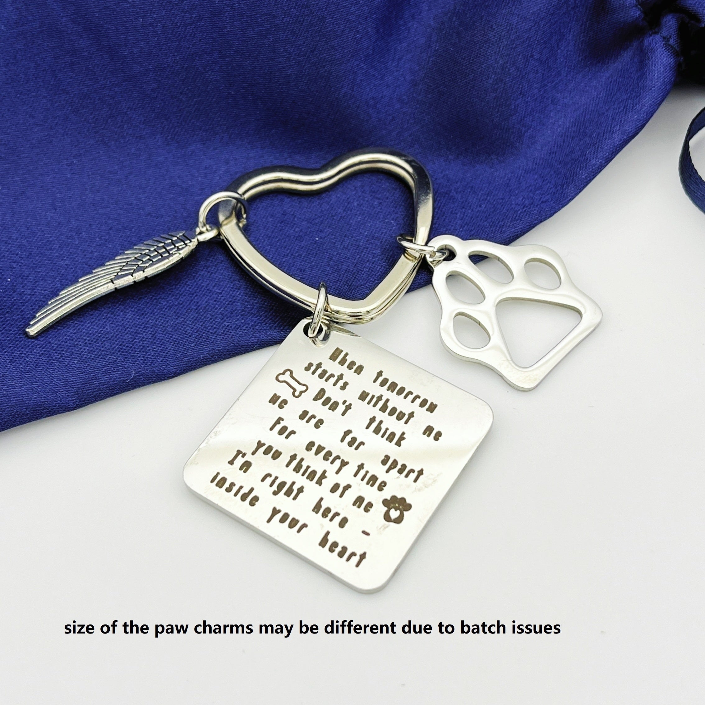 Pet Memorial Keychain - Heartfelt Remembrance Gift