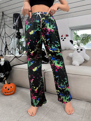 Tie Dye Print Sleep Bottoms Casual & Cozy Home Sleep Pants
