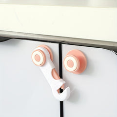 Child Safety Lock Buckle for Doors and Drawers