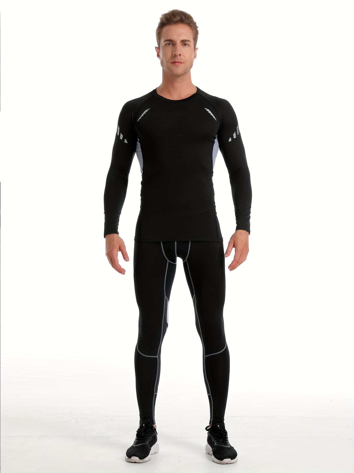 Men's Compression Activewear Set for Training Running Gym