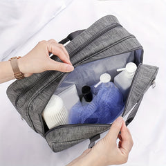 Double Layer Toiletry Bag for Men Women