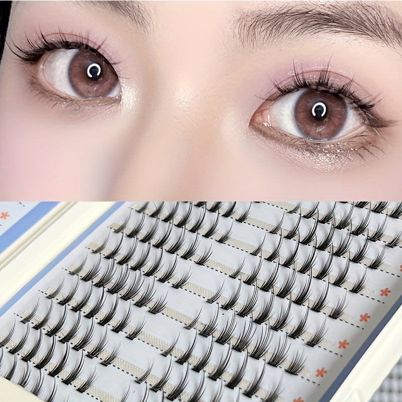 Segmented Curling False Eyelashes Lightweight Soft Makeup