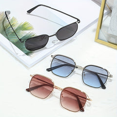 Square Metal Sunglasses UV400 Sun Shades