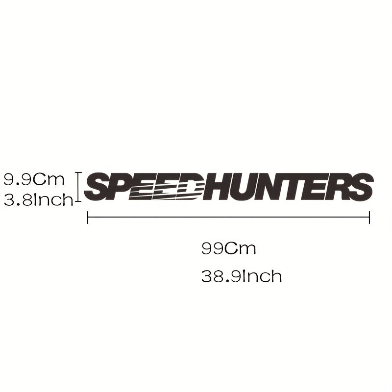 Letter Car Sticker PVC Waterproof Non-fading Decal Front Windshield