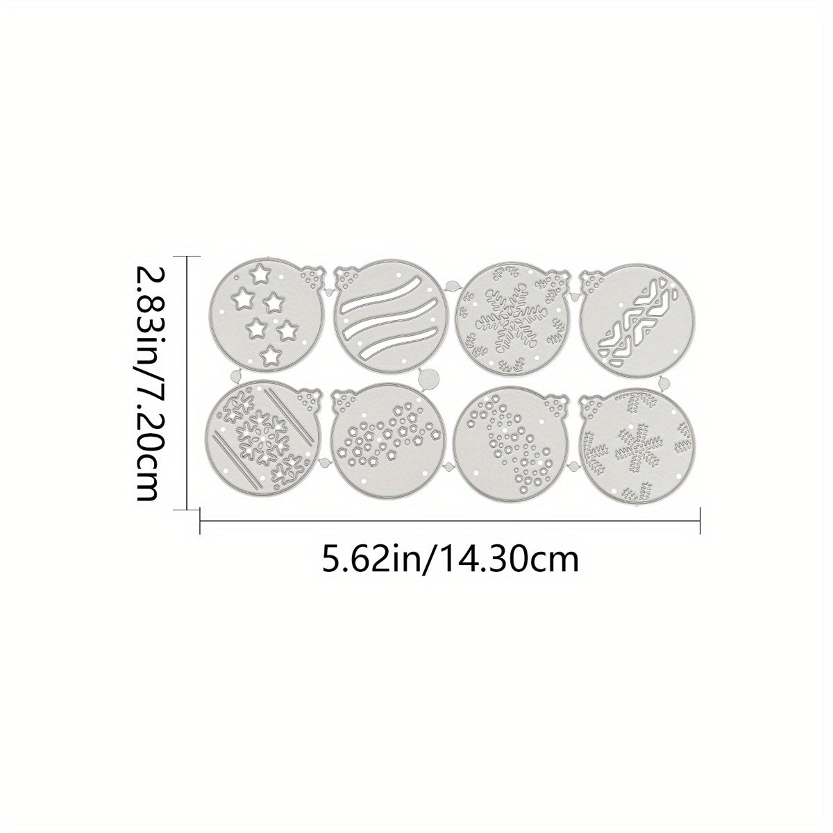 Christmas Decoration Balls Metal Cutting Dies Stencils