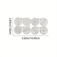 Christmas Decoration Balls Metal Cutting Dies Stencils