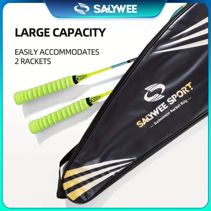 SALYWEE Badminton Racket Bag - Thickened & Abrasion Resistant - Outdoor Training