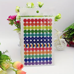 60pcs Face and Star Stickers Reward Pack for Kids Scrapbook Decor