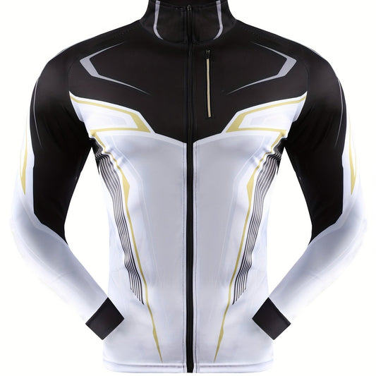 Men's UPF 50 Sun Protection Jacket Long Sleeve SPF Quick Dry