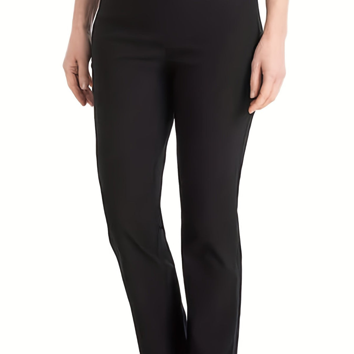  Solid High Rise Workwear Trousers